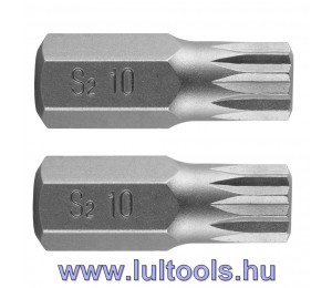 Spline bit 3/8" M10x30mm, S2X2db Neo Tools