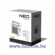 Ipari PTC elektromos kerámia hősugárzó 3000W Neo Tools