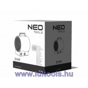 Ipari elektromos hősugárzó termosztáttal 2000W Neo Tools