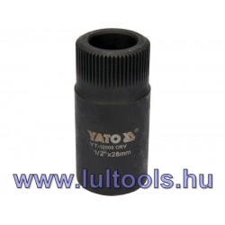 Befecskendező szivattyú dugókulcs 1/2" 28 mm Mercedes YATO
