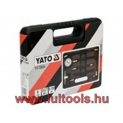Üzemanyag befecskendező nyomásmérő készlet 9 részes 0 - 7 bar YATO