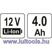 Akkumulátor 12 V Li-Ion 4,0 Ah YATO